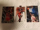 Michael Jordan Basketball Fleer 96-97 Metallized No.128 And 2 Other Cards