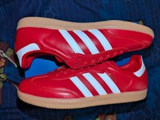 Adidas Samba OG Better Scarlet RED White JR0881 Mens Size 10 Gum Bottom NIB