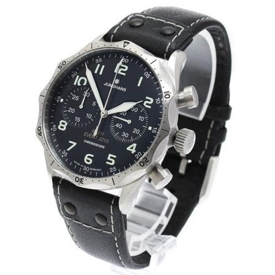 Junghans Meister Pilot 027/3592.00 42mm SS Black Dial Automatic Watch #C5951
