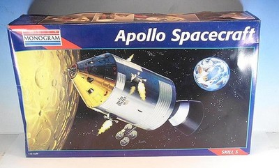 Monogram 1/32 Bausatz Kit Apollo Spacecraft Rakete OVP #5869