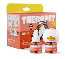 TheraPet Cat Calming Pheromone Diffuser Kit, 1 Diffuser and 2 Refills 48ml each