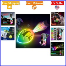 Rechargeable Glow-In-The-Dark LED Football for Kids 6-15, Multi-Color, Impact...