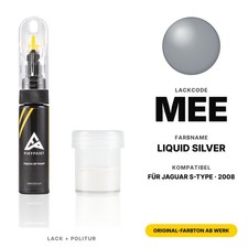 Lackstift F&uuml;r Jaguar S-Type MEE Liquid Silver Kit PKW Steinschlag Reparatur