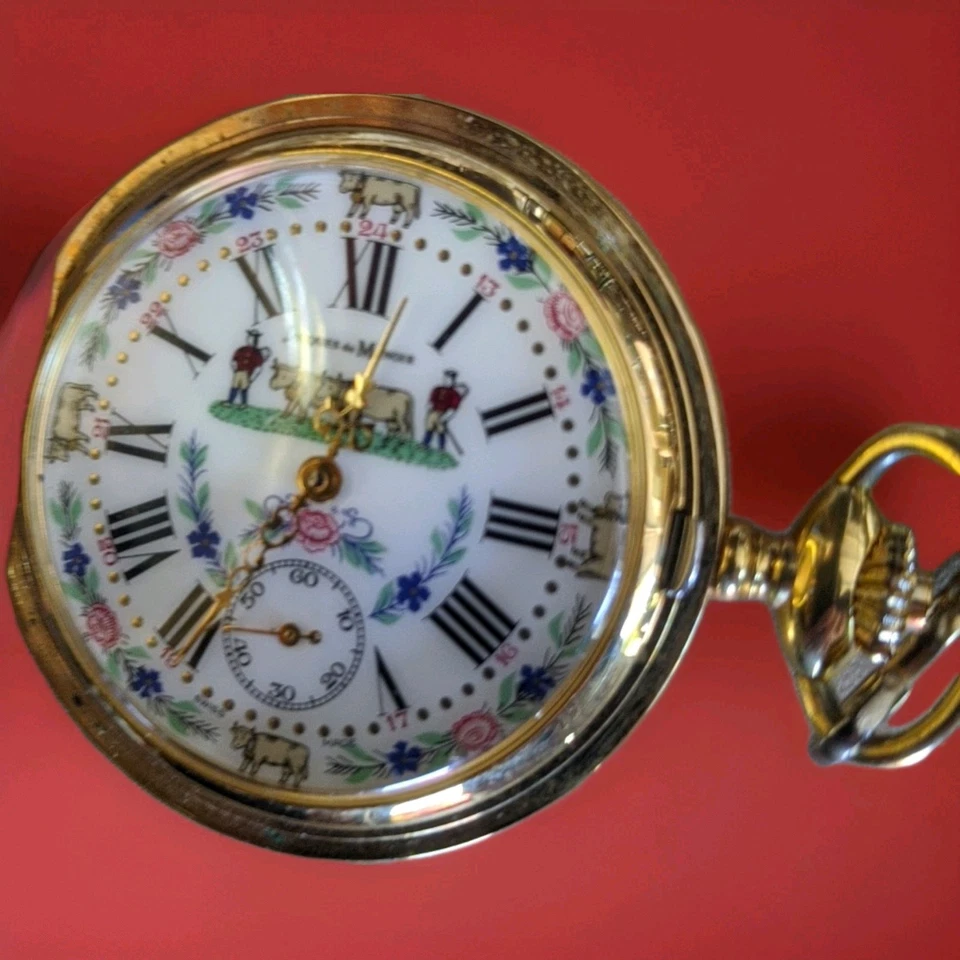 Swiss Pocket Watch Jacques Du Manoir. Vintage - Image 2 of 2