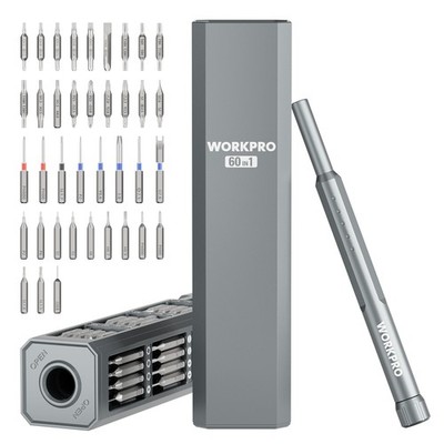WORKPRO 60-in-1 Precision Screwdriver Set Well-organized CRV Small Screwdrivers