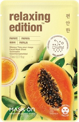 MASK ON Gesichtsmaske mit Papaya - Entspannende