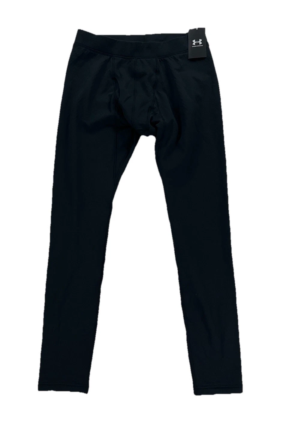 NEW Under Armour Base 3.0 Base Layer Pants Black Mens Size L Coldgear Fitted