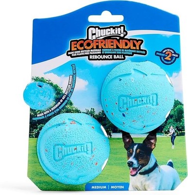 Chuckit! Eco Friendly Rebounce Ball Dog Toy - 2 pack