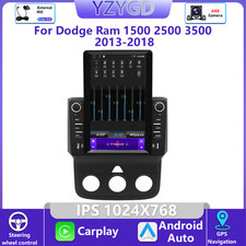 For Dodge Ram 1500 2500 3500 2013-2018 Car Stereo GPS Carplay Radio Multimedia