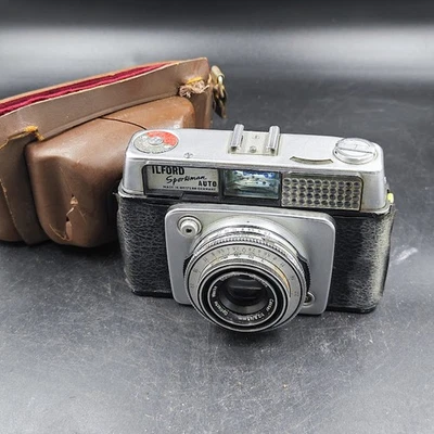 Appareil Photo Auto Ilford Sportsman - Vintage, Sac De Transport Inclus - Photo 1/4