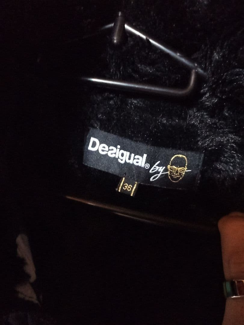 Desigual flashy patterned down jacket coat Y2K - image 5