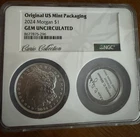 2024 Peace Dollar NGC GEM Uncirculated Curio Collection Original US Mint Pkg.
