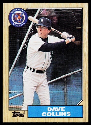 1987 Topps: #148 Dave Collins Detroit Tigers