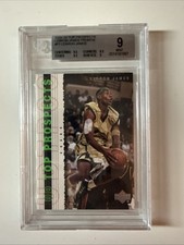 2003 Upper Deck Top Prospects LEBRON JAMES BGS 9 #P1 Promo Rookie Card. rookie card picture