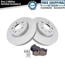 Front Brake Pad & Rotor Kit Ceramic Premium G-Coated Fits 2020-2021 Cadillac CT5