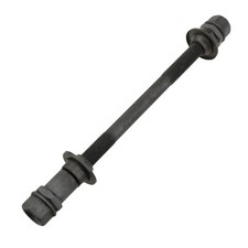 185mm Bike Axle, 3/8 Inch Rear Hub Shaft, Black 26 Tpi