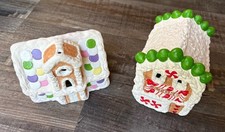 Vintage 1984 Christmas Gingerbread houses