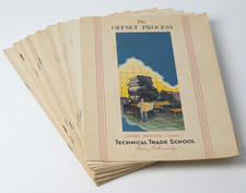 The Offset Process Technical Trade School Lessons 1-11 - Complete Printing Press