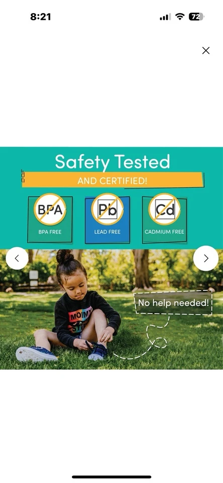 Boys Size 1 Rush Hour Sneakers - Image 4 of 4