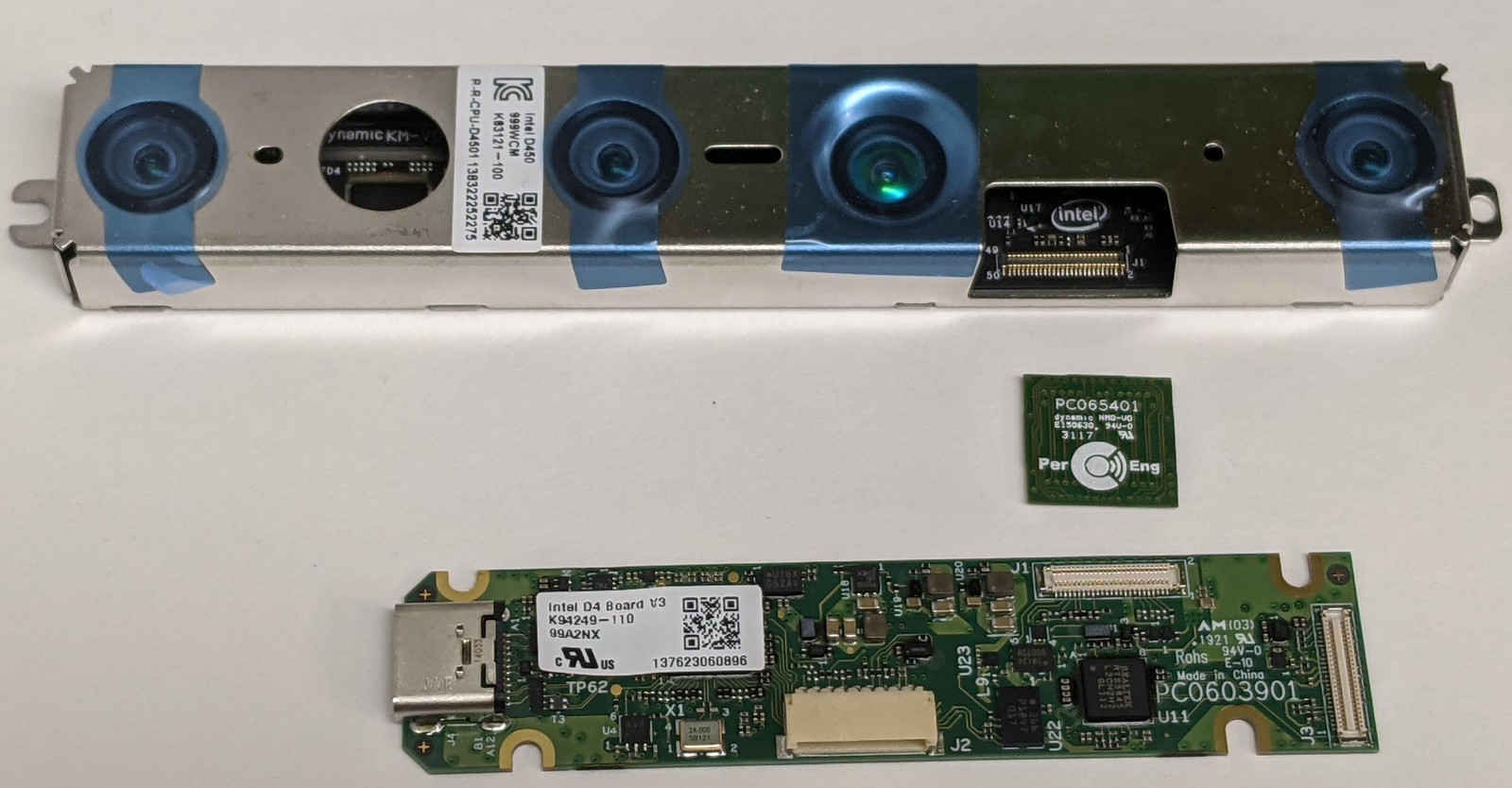 Intel RealSense L515 LiDAR Camera + D455 OEM Kit D450 D4 V3 Depth Sensor Bundle