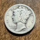 1925 MERCURY SILVER DIME ACTUAL Coin Get Today & Save & Fill Your Collection