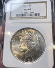 1923 Peace Silver Dollar NGC MS63 (072)