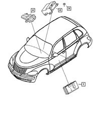 Genuine Mopar Occupant Classification Module 5084006AK