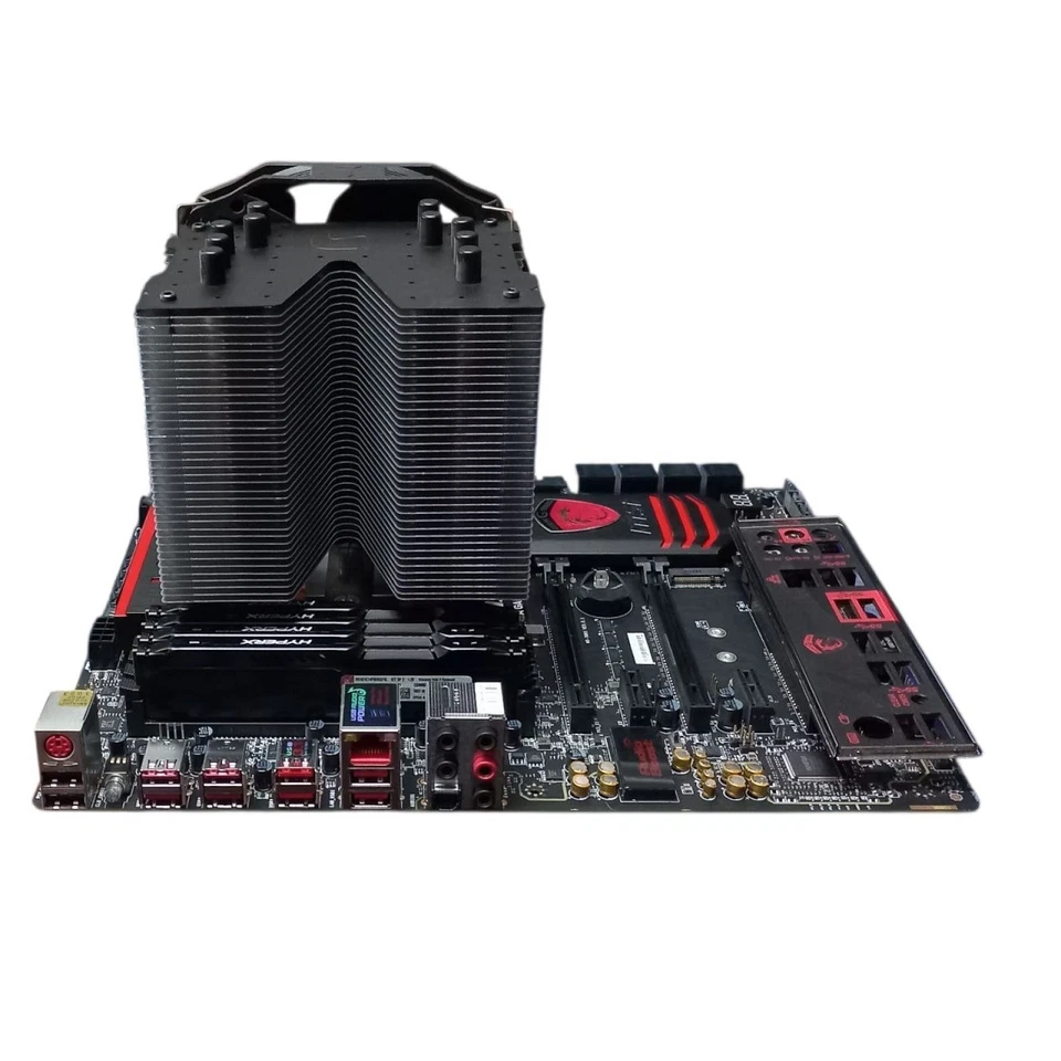 Kit Scheda Madre Msi x99A Gaming 7 con processore cpu Intel i7 6800k 64gb ddr4 - Immagine 2 di 4