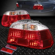FOR 95-01 BMW 7-SERIES E38 RED/CLEAR LENS TAIL LIGHT REAR BRAKE REVERSE LAMPS