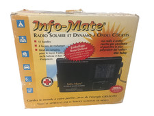 Info-Mate World Band Radio 837 Dynamo Solar Power 11 Bands 4 way charging