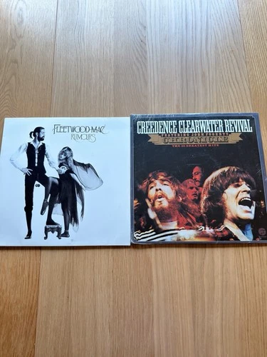 Fleetwood Mac Rumours Vinyl LP + CCR Chronicle Sealed Classic Rock Record Lot