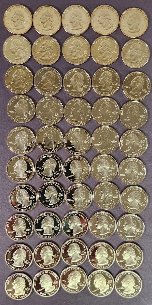 ミュージシャン US 50 STATE 25cent COLLECTION US 50 State Set Quarters 1999-2008 for sale | eBay