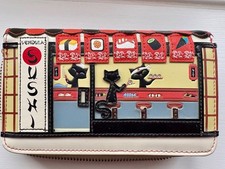 Vendula London Zip-Around Large Wallet Sushi. Pre-Owned Excellent Condition
