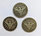 Mixed Barber Silver Coin Lot – Half Dollars – 90% Silver – No Reserve