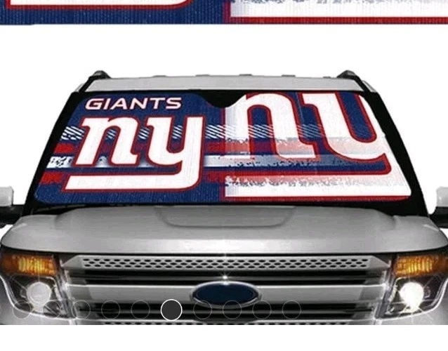 New York Giants Car Sun Shade
