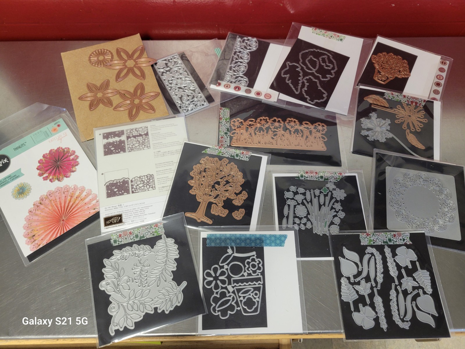 METAL DIES ~ Cut Paper Card Art Crafting ~ FLORAL PLANT ~ Lo
