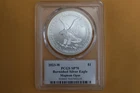 2023-W Burnished Silver Eagle PCGS SP70 Thomas Cleveland Magnum Opus - Spotted