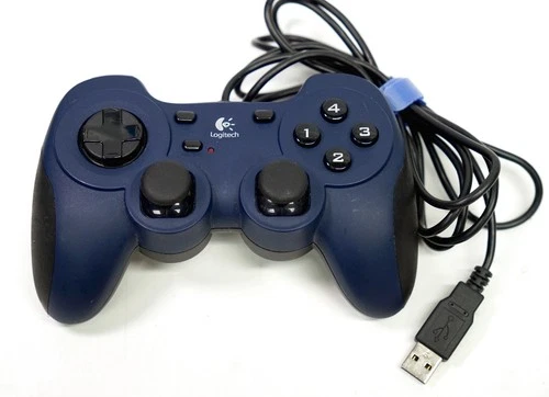 Logitech Dual Action Gamepad USB Game Controller G-UF13A (863247-0010) Dark Blue