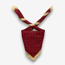 Vintage Paolo Gucci Handkerchief Scarf Monogram Neckerchief Square 16x16