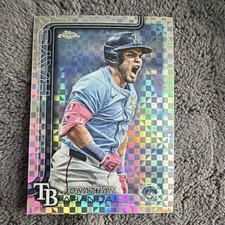 2025 Topps Chrome Update Series X-Fractor Rookie Jonathan Aranda USC68