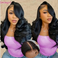 13x4 13x6 Hd Lace Frontal Wig Body Wave Brazilian Human Hair Wigs Pre Bleached