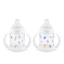 NUK Learner Cup, 6 Months, Fun Fruits and Animals, Amazon Exclusive Collection,
