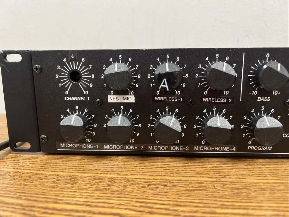 Peavey MMA 800T Eight Channel Modular Mixer Amplifier, Power Tested - Image 3 of 4