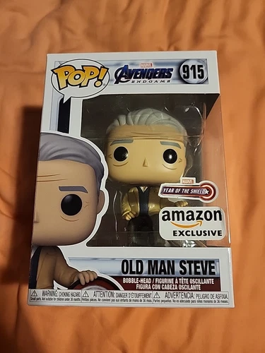 Funko Pop! Vinyl: Marvel - Old Man Steve - Amazon (Exclusive) #915