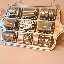 Nordic Ware Train Cake Pan 5 Cups/1.2L Aluminum Non-Stick Made in USA