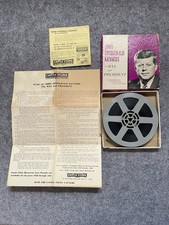 John F Kennedy: Man President 1963 8mm Film, Inauguration, Death, W/Script
