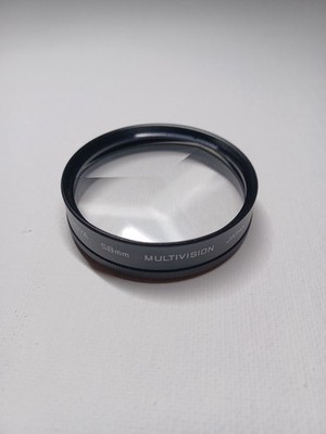 Hoya Multivision 58mm 3PF Filter in Leather Snap Closure Case 