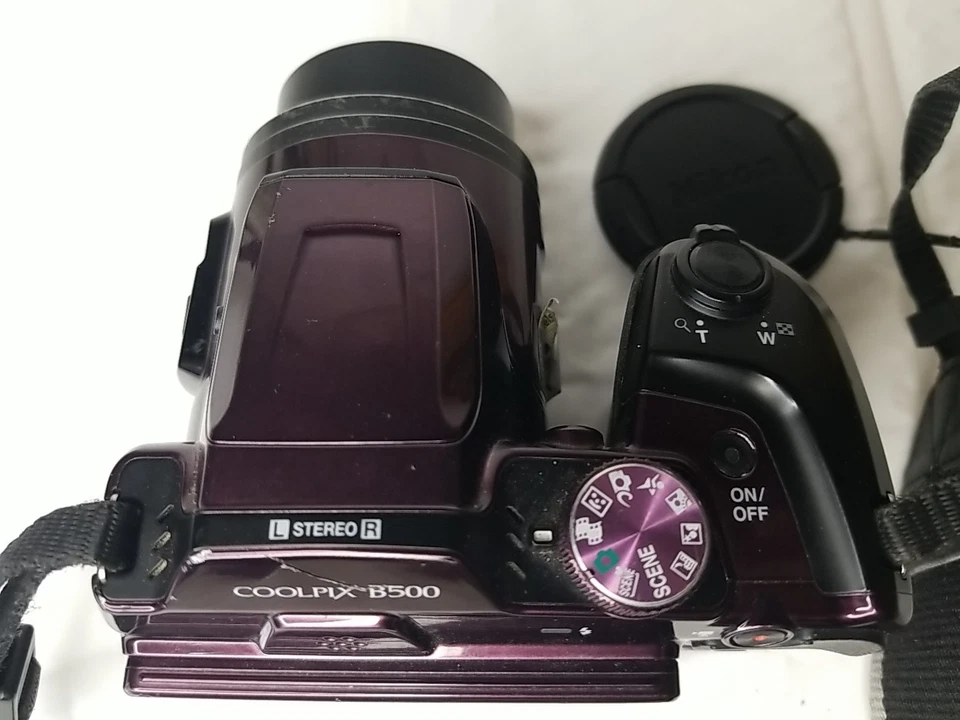 Nikon COOLPIX B500 40x 16.0MP Digital Camera Plum Working - Image 4 of 4
