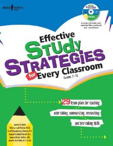 Effective Study Strategies for Every Classroom Grades 7-12 : 29 Lesson ...