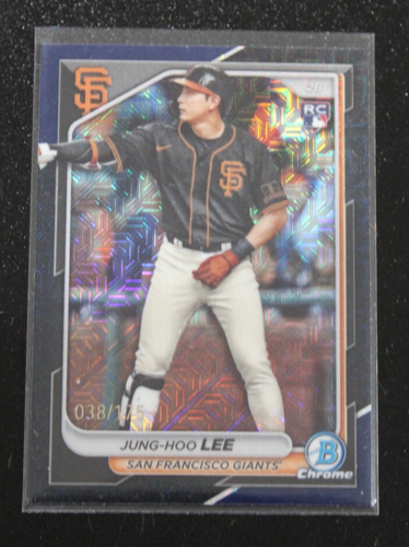 2024 Bowman Chrome Navy Blue Mega Box Refractor Jung Hoo Lee #69 RC 038/175